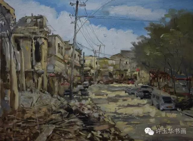 执着而行，丹心于油彩中的光芒——许玉华的风景写生_油画天地_江西艺术资讯网